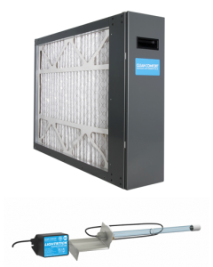 Clean Comfort Bronze IAQ Bundle - Clean Comfort® Low Restriction MERV 11 Media Filter and a UV Coil Purifier